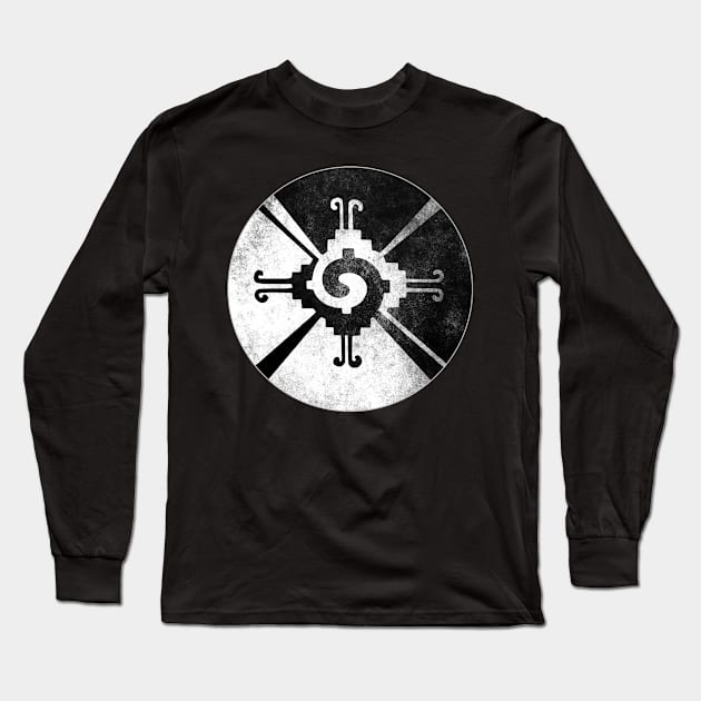 Ancient Mayan Symbol of Harmony Balance & Stability Hunab Ku Long Sleeve T-Shirt by Sixth Cycle